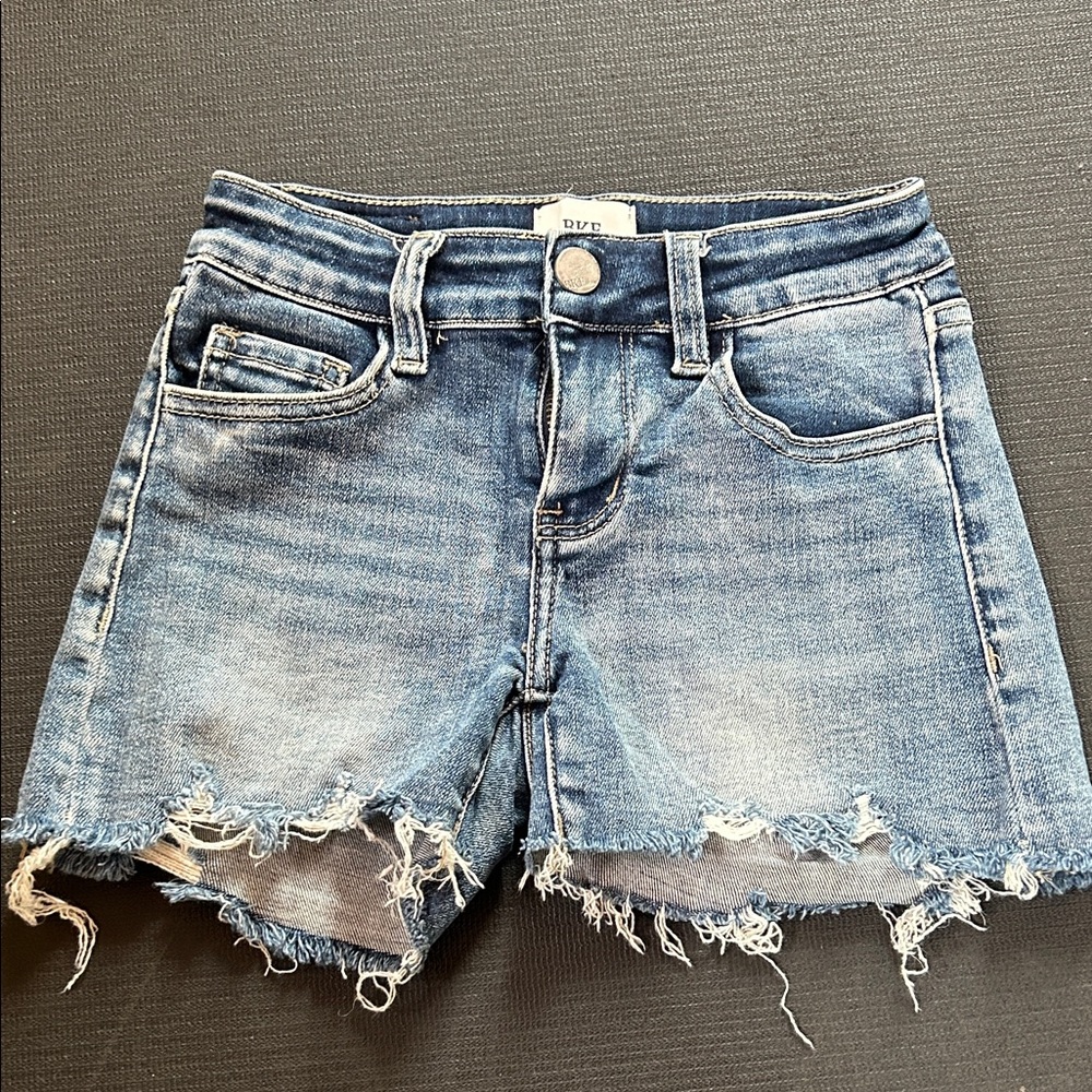 BKE youth girls denim shorts size 8
